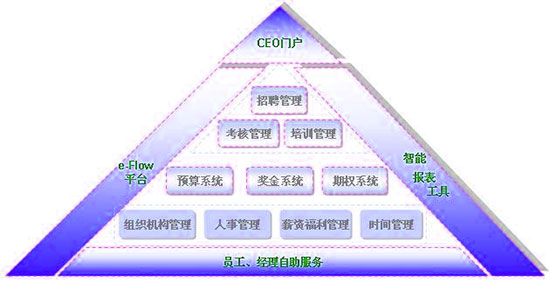 万古eHRsoft2000系统架构图